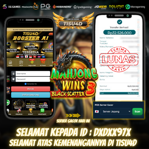 TEMBUS 32 JUTA DI PERMAINAN MAHJONG WINS BLACK SCATTER