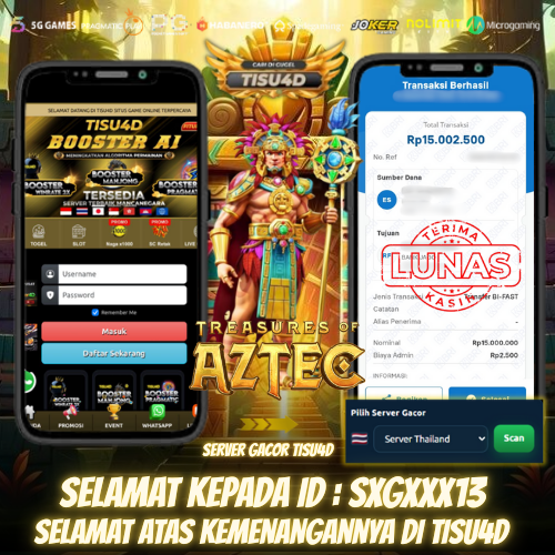 KEMENANGAN TERTINGGI DI AZTEC TREASURE DI TISU4D 15 JUTA BOSKU