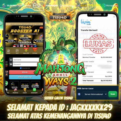 MAHJONG WAYS 2 TEMBUS HINGGA 20 JUTA