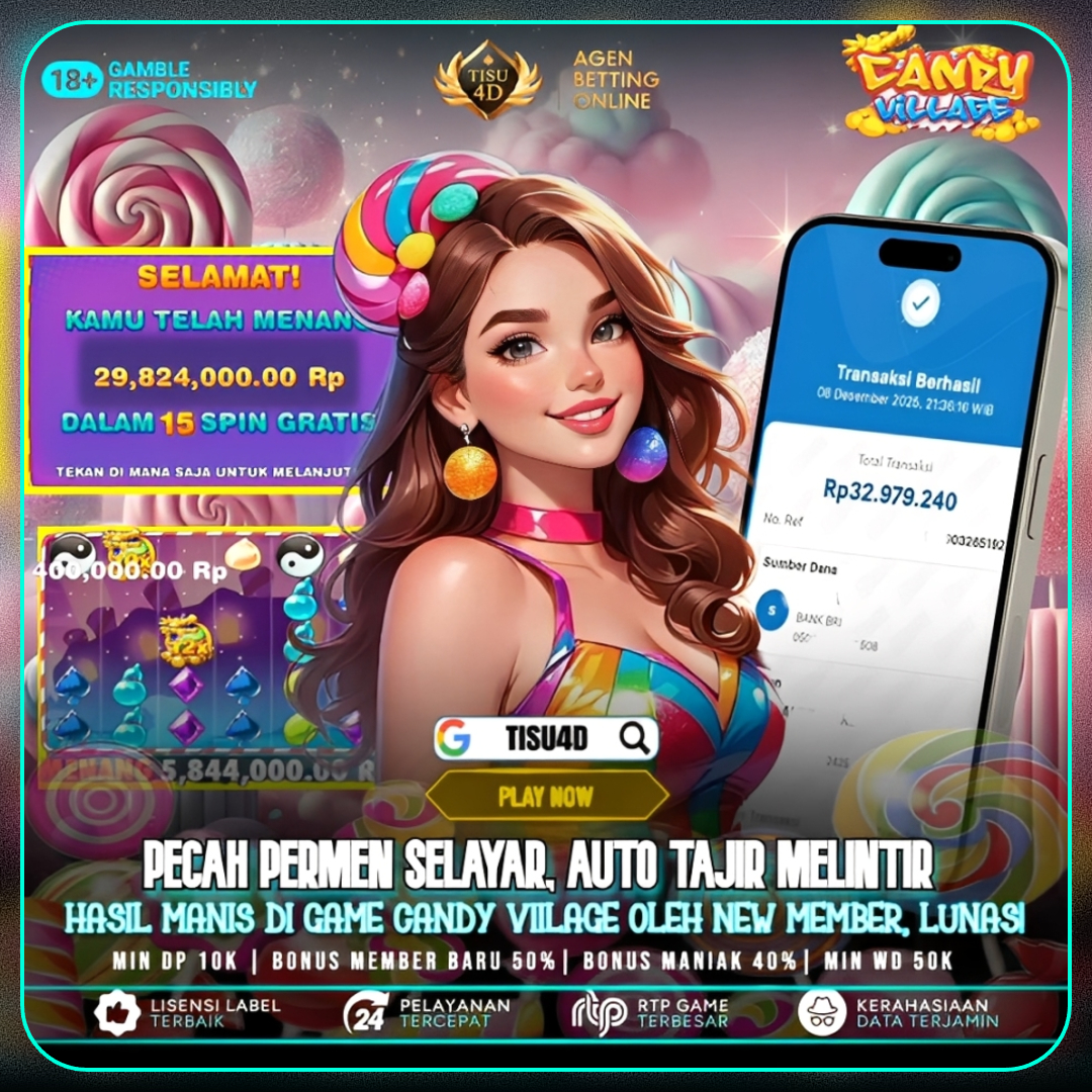 MANIS PERMEN MASIH KALAH DENGAN MANISNYA JACKPOT BESAR DISINI