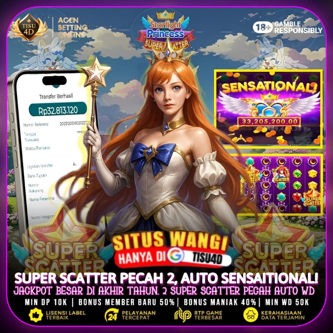 STARLIGHT PRINCESS SUPER SCATTER BERI KEMENANGAN AKHIR TAHUN