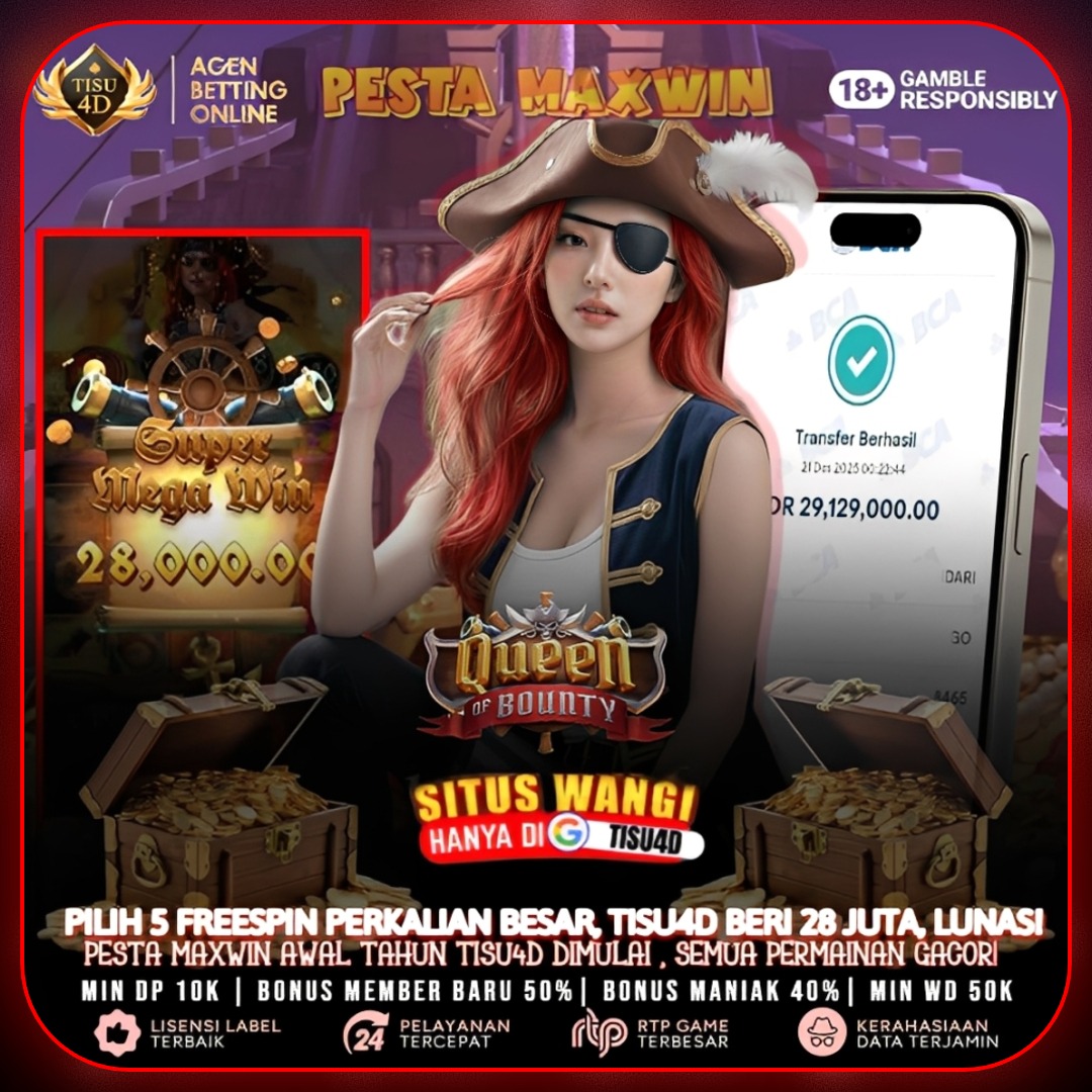 Caer Bosku di permainan Queen Bounty 29 juta hari ini di Tisu4d