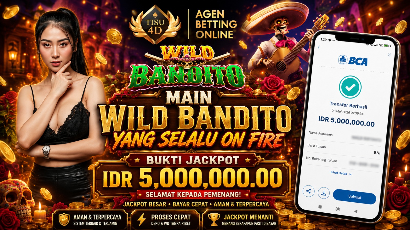 MAIN DI TISU4D MUDAH MENANG !!