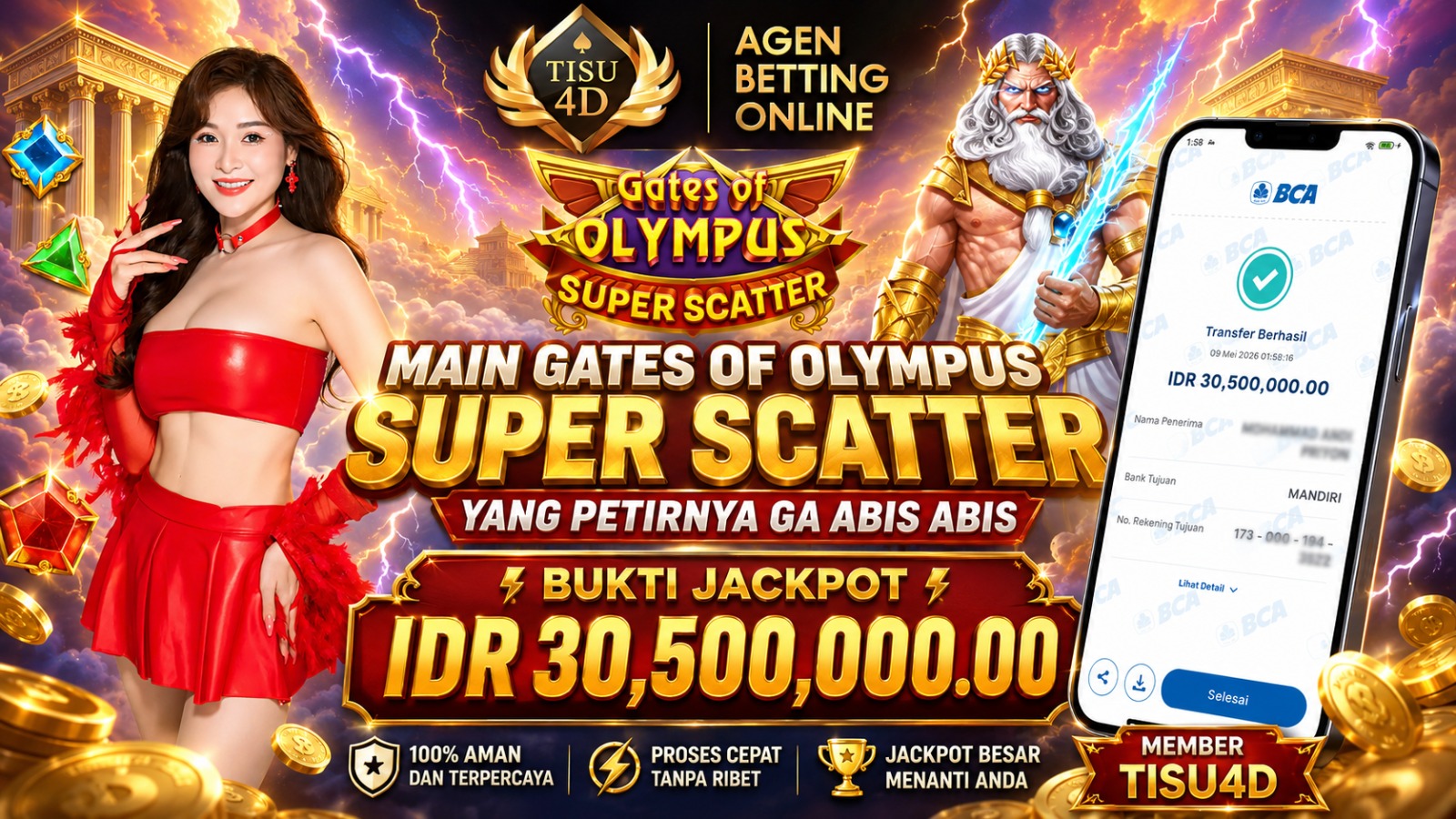 SELAMAT KEPADA MEMBER SETIA TISU4D