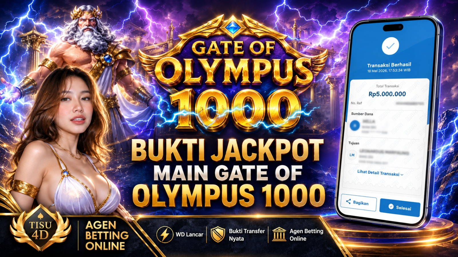 gate olympus 1000 memberikan kemenangan malam ini bosku😍😍