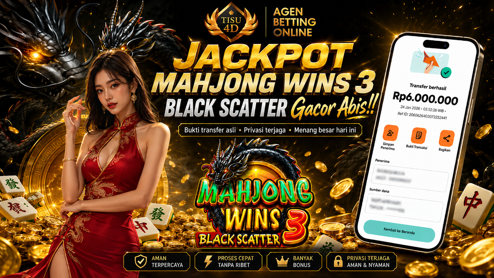 🚀 Buru Kemenangan Besar Sekarang! Black Scatter hadir dengan peluang spesial dan kejutan menarik setiap saat. Mainkan, kumpulkan keberuntungan, dan nikmati keseruannya!hanya di TISU4D