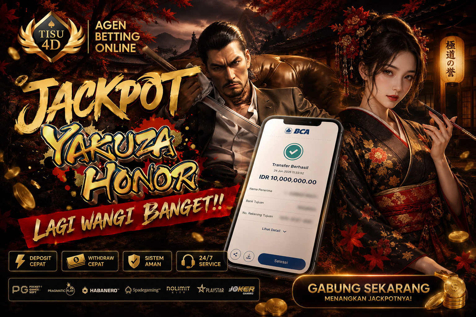 Berani Main, Berani Rasakan Keseruannya! yakuza honnor memberikan kemenangan sore ini bosku