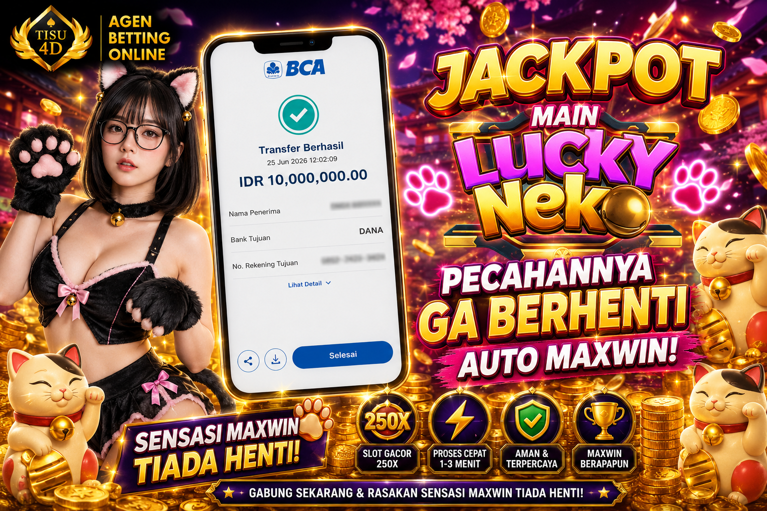🔥 Siap Uji Keberuntunganmu? 🔥 Sensasi permainan yang seru, proses cepat, dan pengalaman bermain yang menghibur. Daftar sekarang TISU4D dan rasakan keseruannya!
