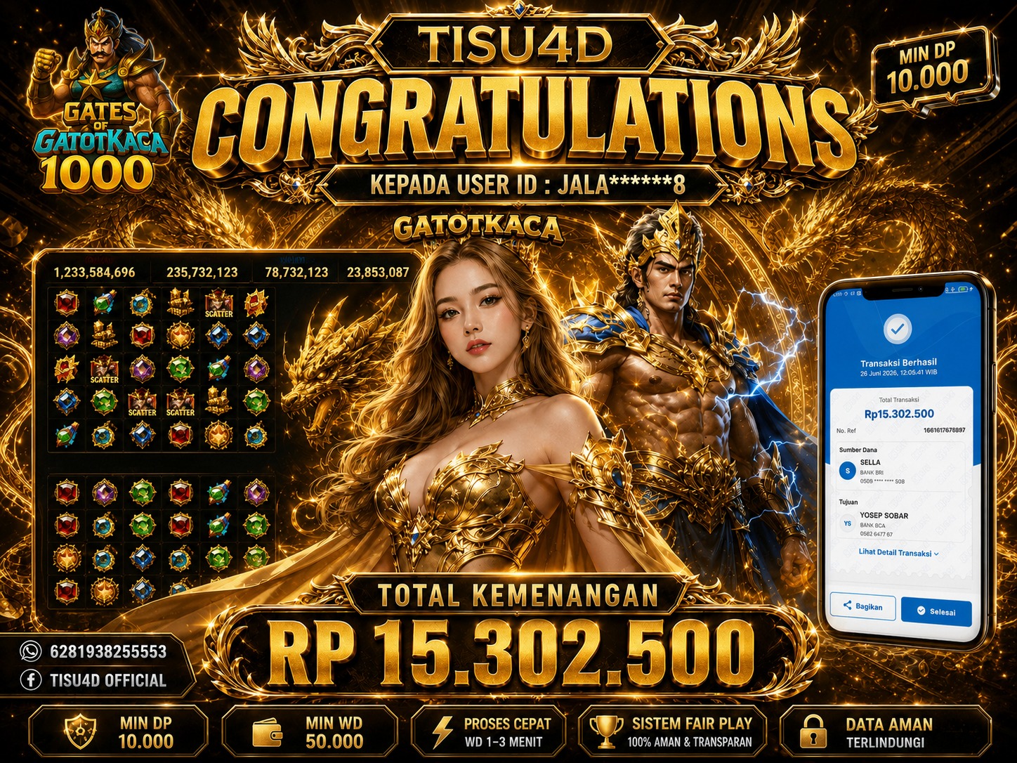 GATOTKACA LAGI SENANG