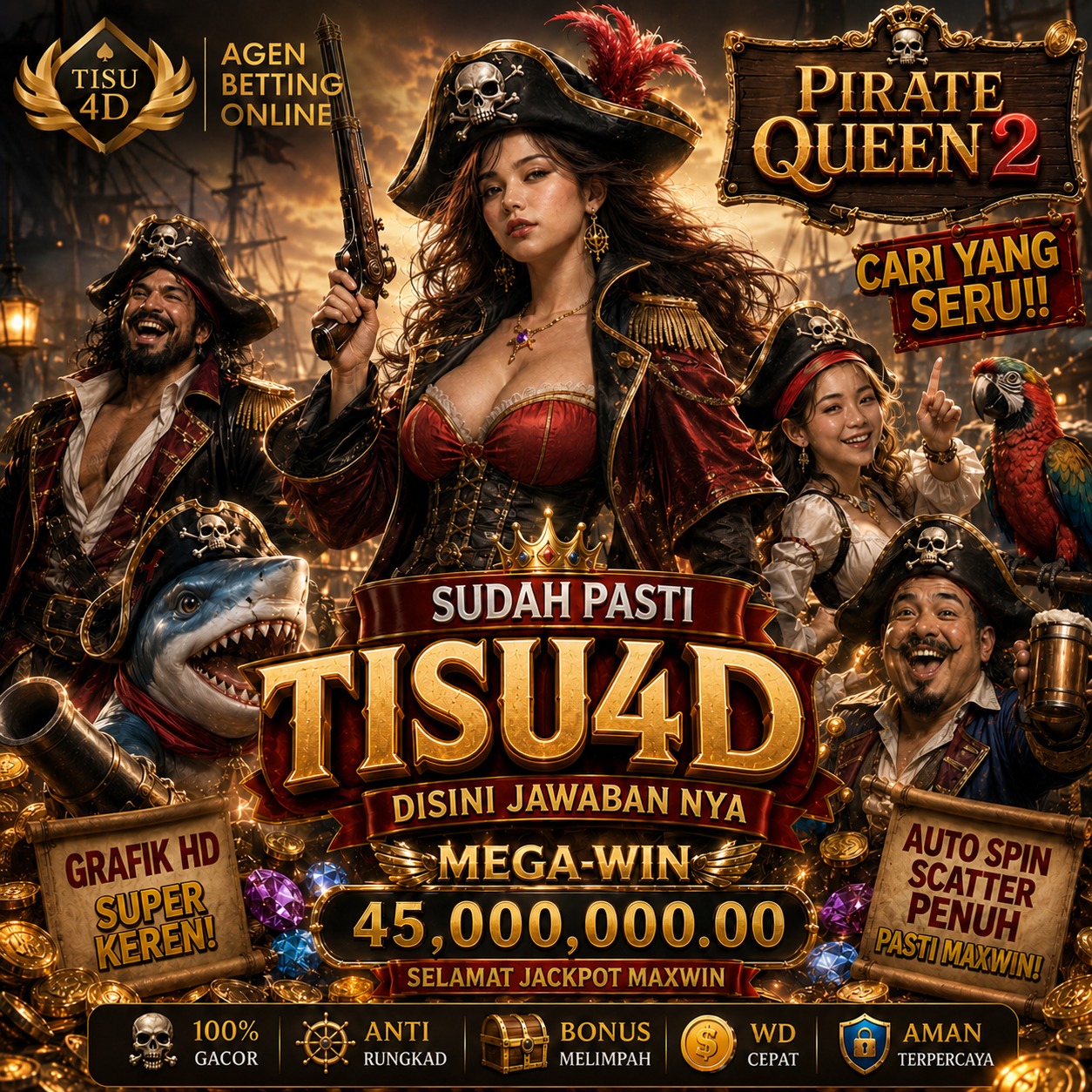 JACKPOT LAGI MEMBER SETIA TISU4D