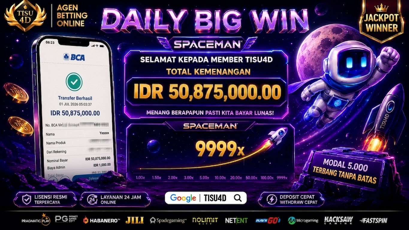SPACEMAN TERBANG TINGGI MERAIH 9999x!