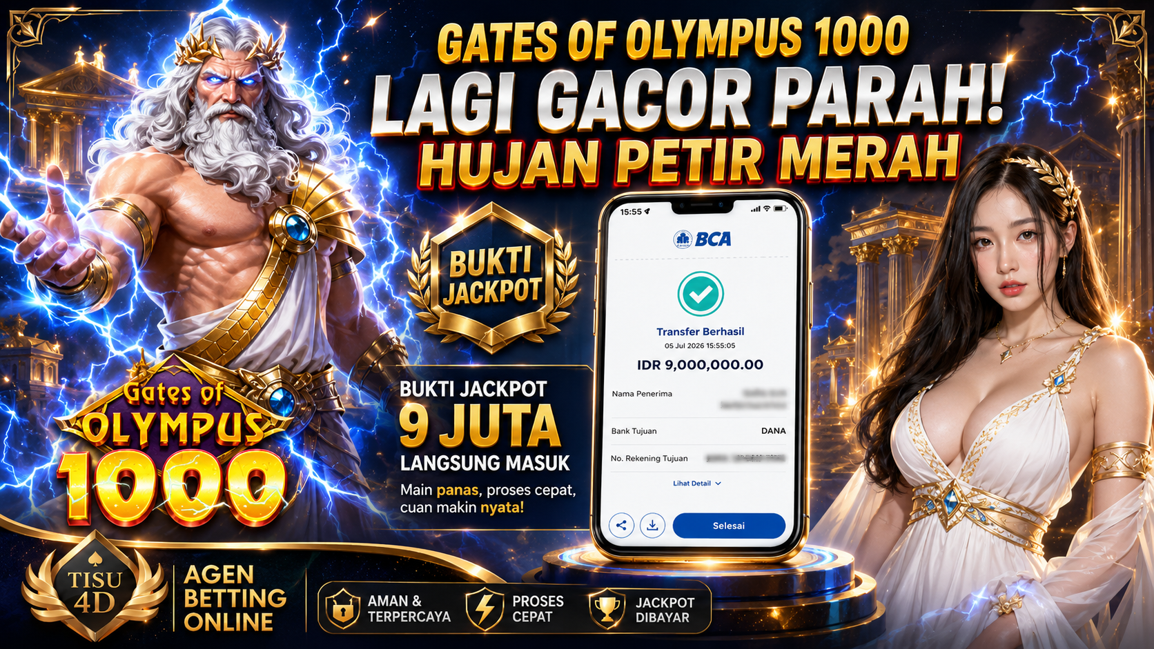 ⚡ GATES OF OLYMPUS 1000 SEDANG JADI PERBINCANGAN! ⚡ Main Seru • Bonus Menarik • Sensasi Maksimal