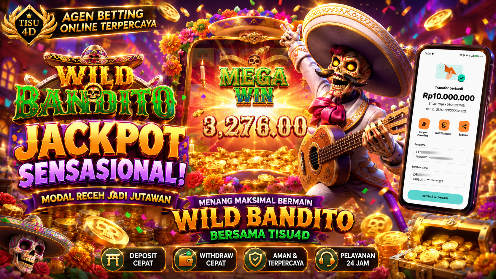 WILD BANDITO: MODAL RECEH JADI JUTAWAN!
