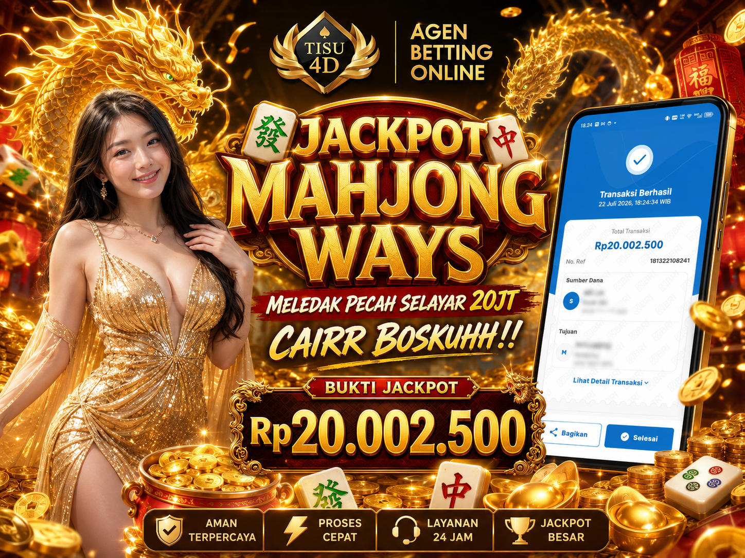 KAPAN GILIRANMU? JANGAN CUMA JADI PENONTON! MAHJONG WAYS LAGI GACOR-GACORNYA HARI INI! BUKTI TRANSFERAN ASLI, NO SENSOR NO REKAYASA! KLIK LINK DI BIO  DAN JEMPUT JACKPOTMU SEKARANG!