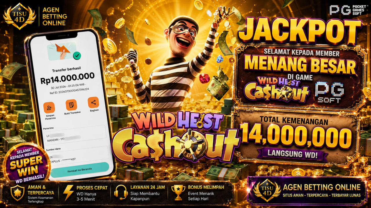 JACKPOT PAUS DI WILD HEIST CASH OUT!