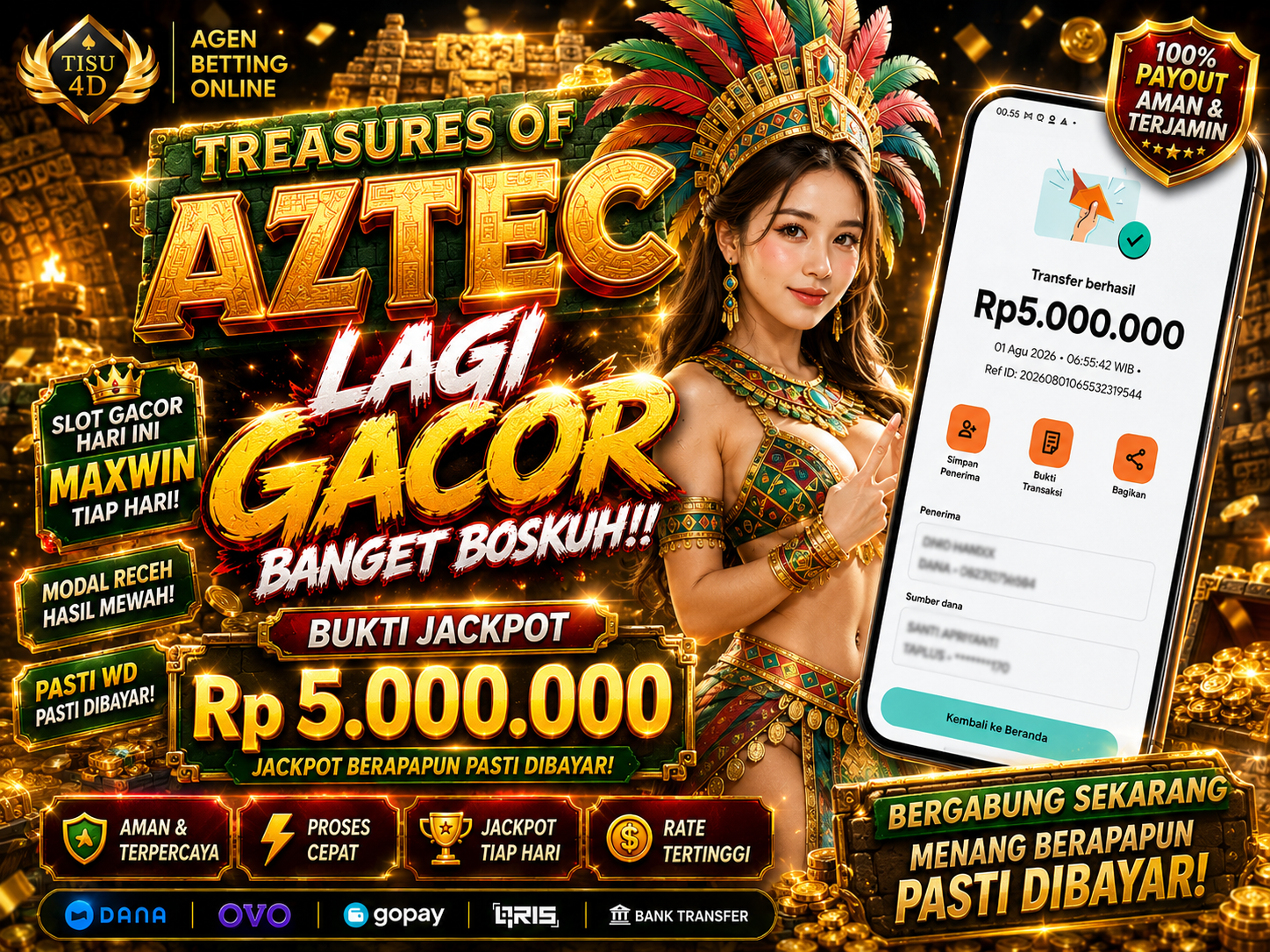 SPIN SERU, SENSASI MAKSIMAL! Rasakan pengalaman bermain yang lebih seru hanya di TISU4D!