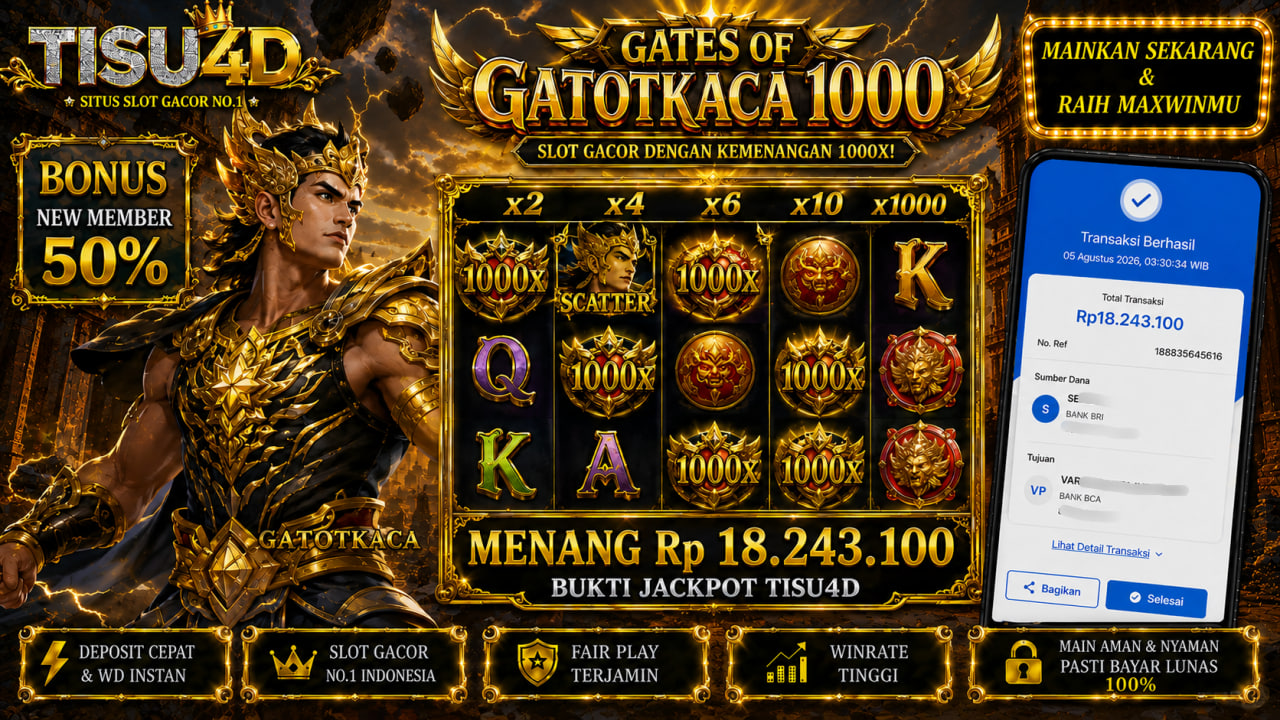 PECAH X1000! GATOTKACA 1000 MEMBAWA MAXWIN NYATA! 🔥