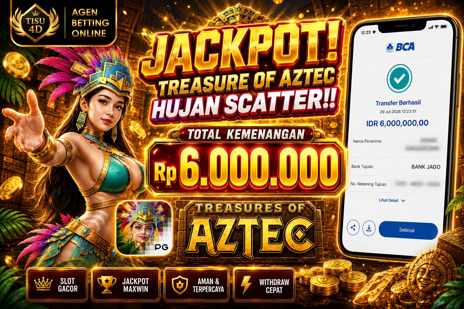 🌟 BUKTI KEMENANGAN MEMBER TERUS BERTAMBAH! 🌟  🛡️ Transaksi Aman & Terpercaya ⚡ Proses Cepat dan Praktis 🎁 Bonus Menarik Setiap Hari 🏅 Peluang Maxwin Lebih Besar  🔥 JANGAN LEWATKAN MOMEN SERUNYA,