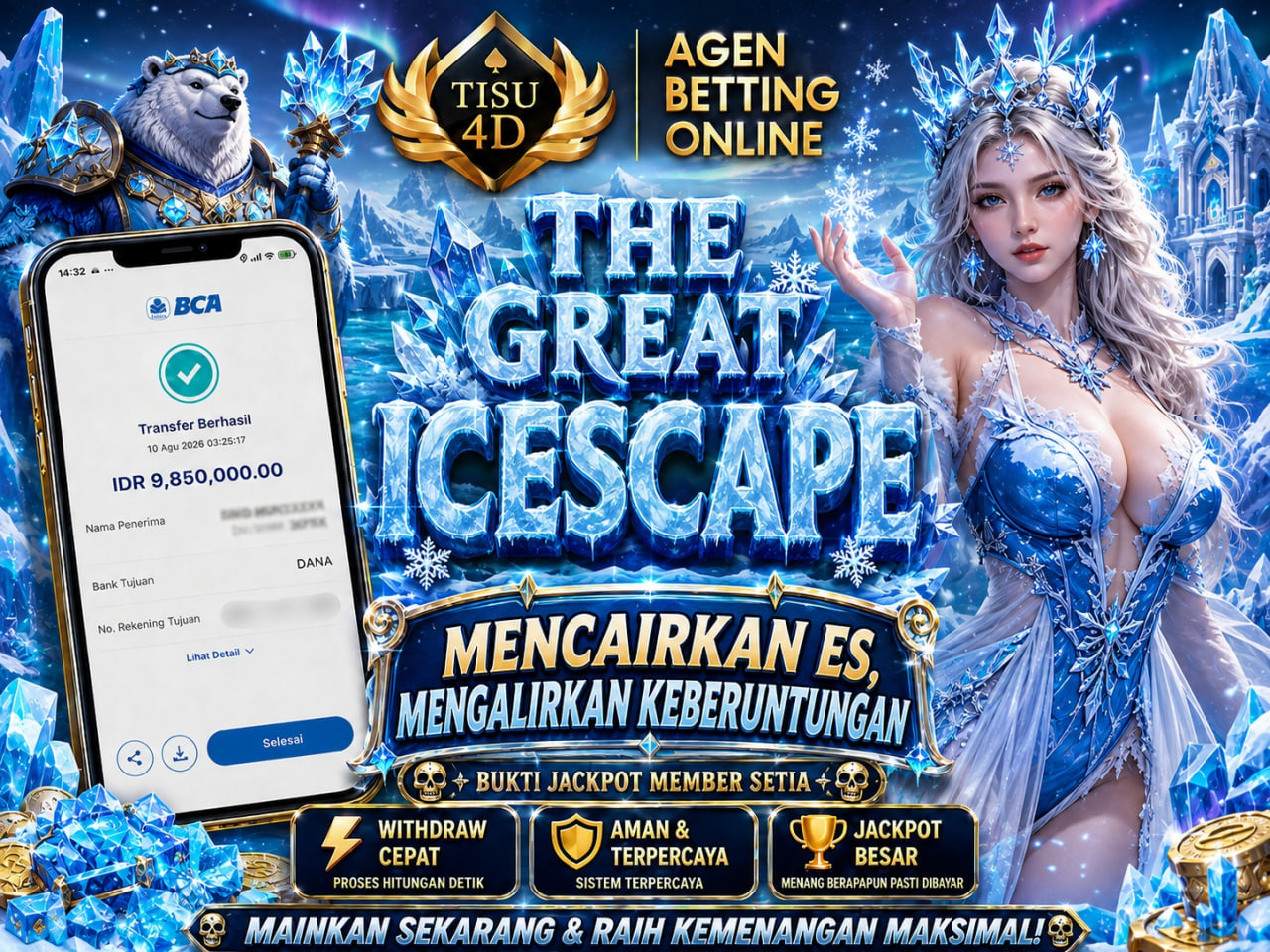 ❄️ ES MELEDAK! THE GREAT ICESCAPE CAIRKAN WD IDR 9.850.000! ❄️