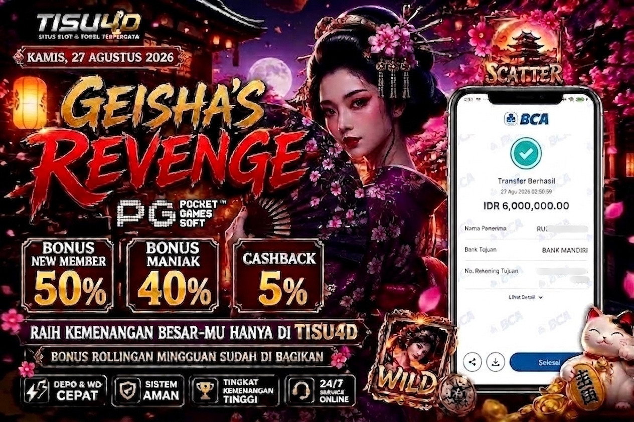 👘 PESONA GEISHA BAWA HOKI GEDE! TOTAL WD IDR 6.000.000 LANGSUNG CAIR LUNAS! 💸