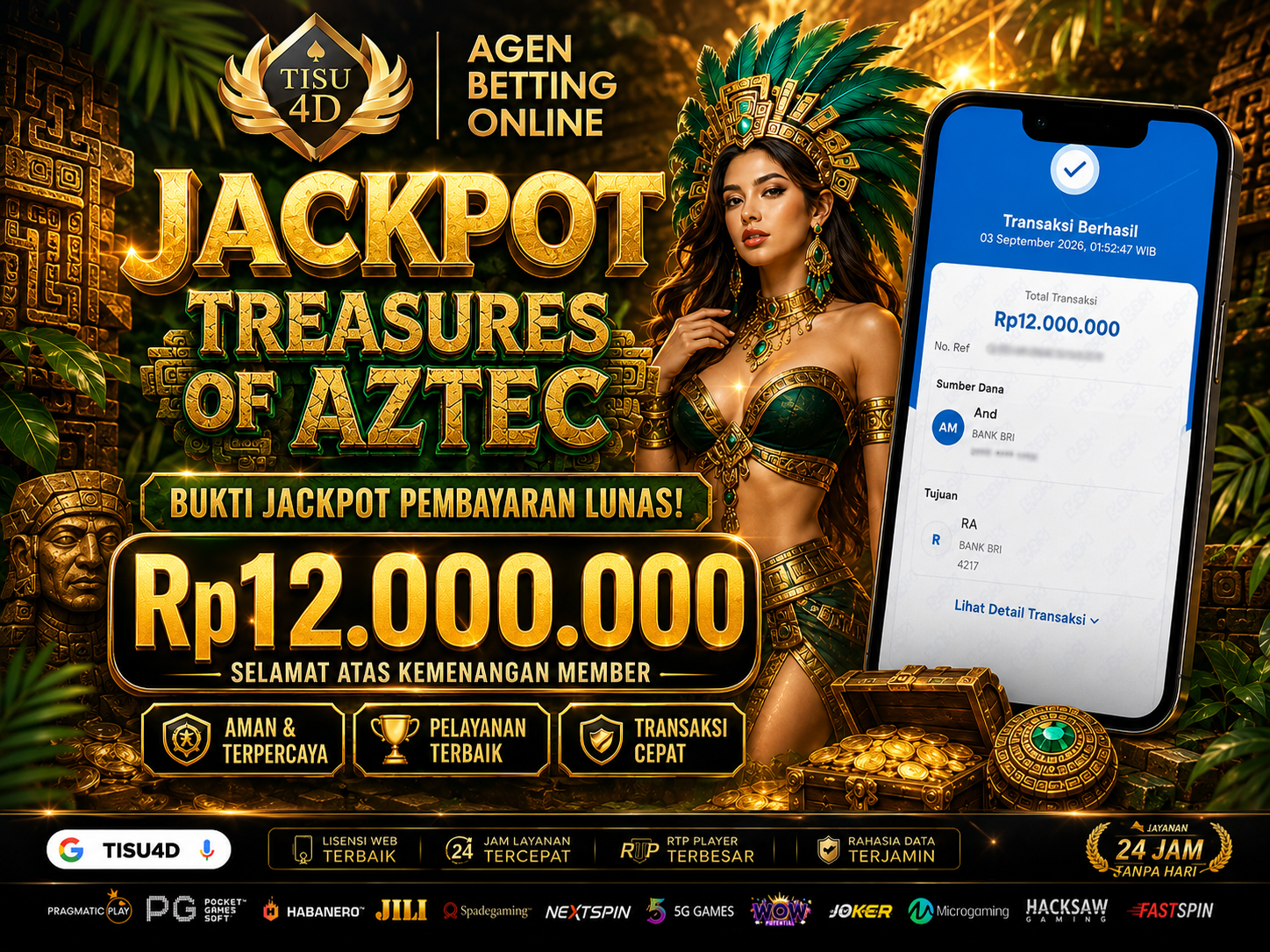 💰 Rp12.000.000 BERHASIL CAIR! 💰 Harta karun terbesar berhasil ditemukan! 🏆✨  🎯 JACKPOT BESAR, KEMENANGAN LUAR BIASA! Selamat kepada member beruntung yang berhasil membawa pulang Rp12 JUTA! 💸