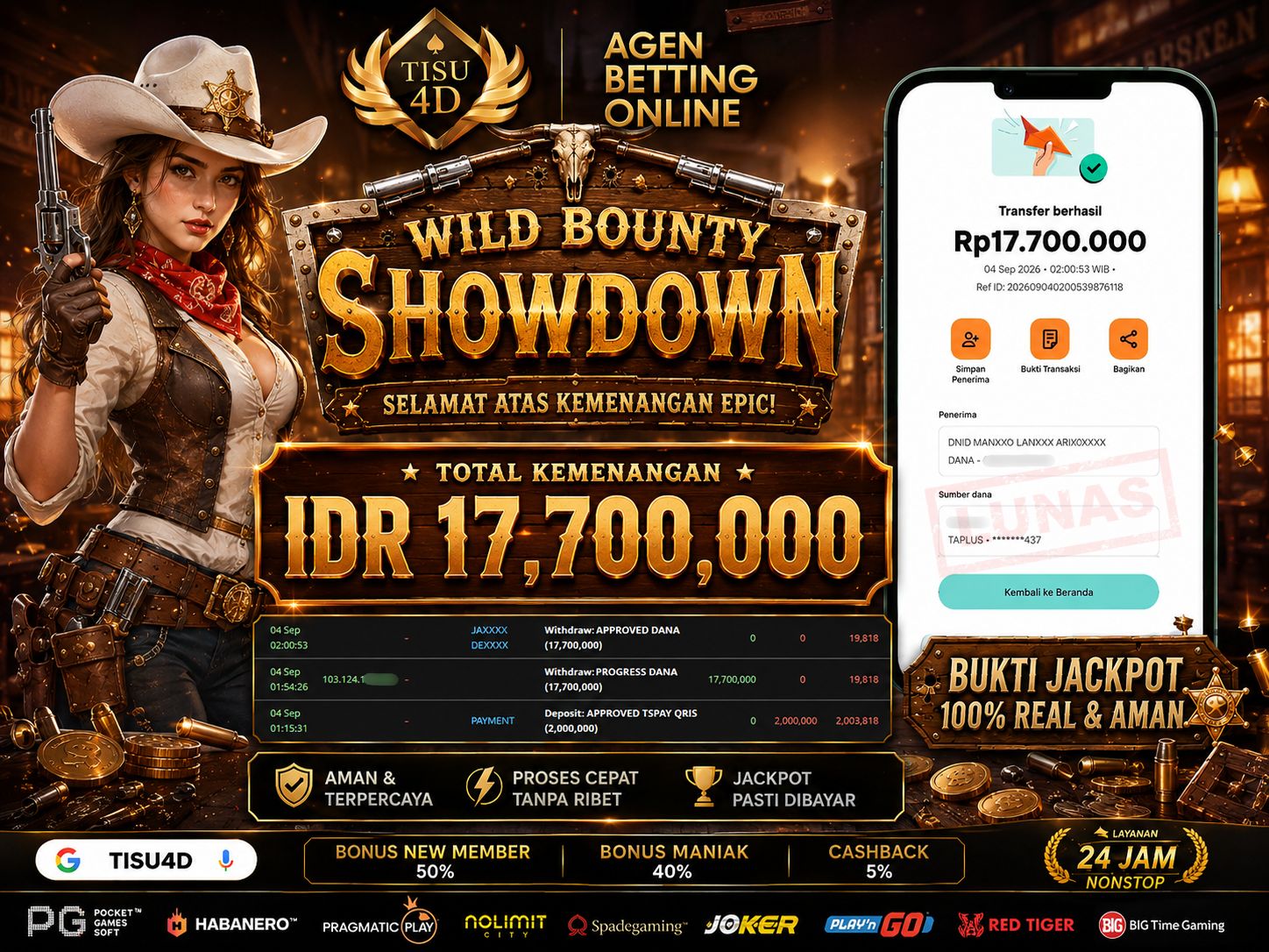 🔥 DAILY BIG WIN MELEDAK LAGI! 🔥