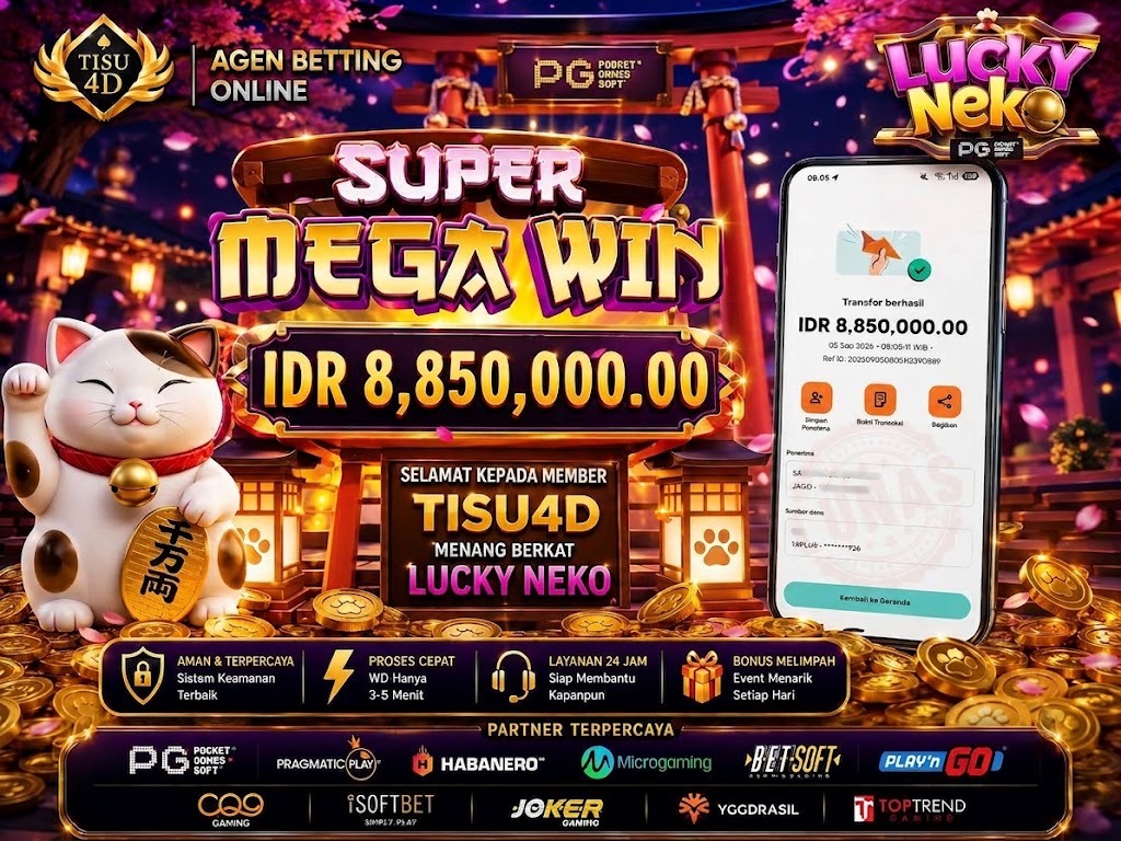🐱 KUCING HOKI BERAKSI! LUCKY NEKO MELETAK SUPER MEGA WIN 8,8 JUTA! 🐾💰