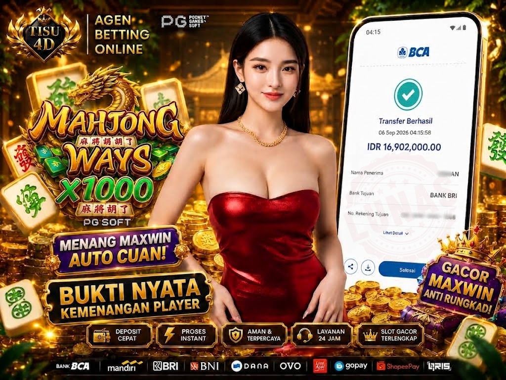 🀄️ SENSASI PERKALIAN DAHSYAT! MAHJONG WAYS X1000 PANEN MEGAMAX 16,9 JUTA! 🀄️💰
