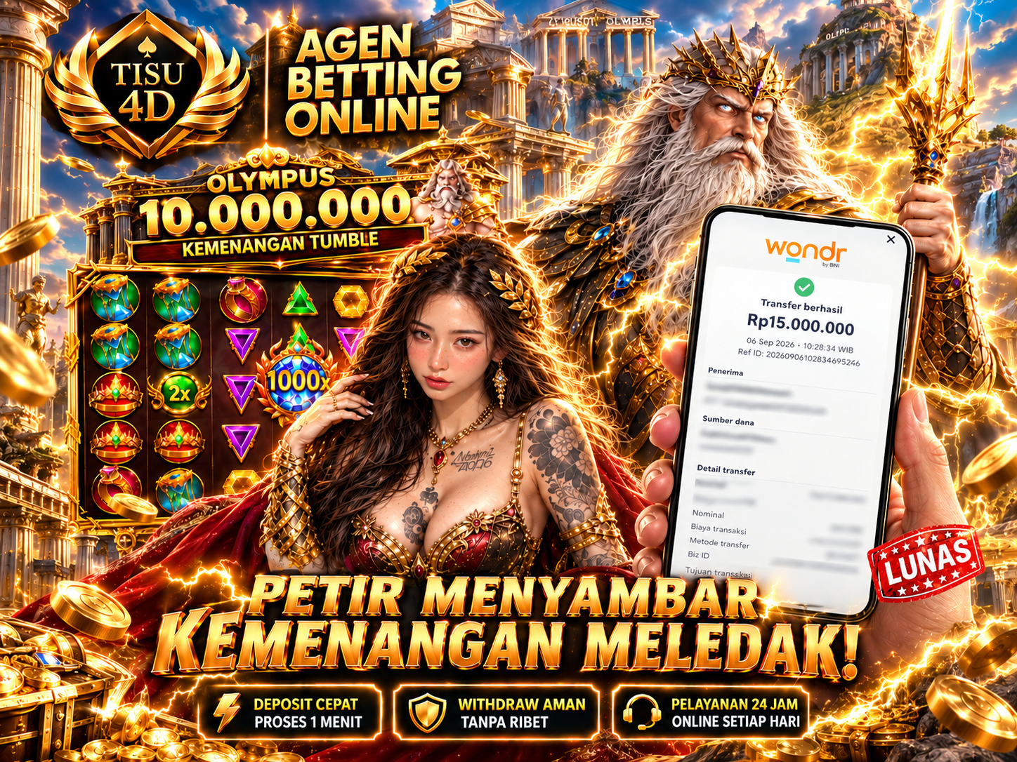 🔥 PETIR MENYAMBAR, KEMENANGAN MELEDAK! ⚡💰
