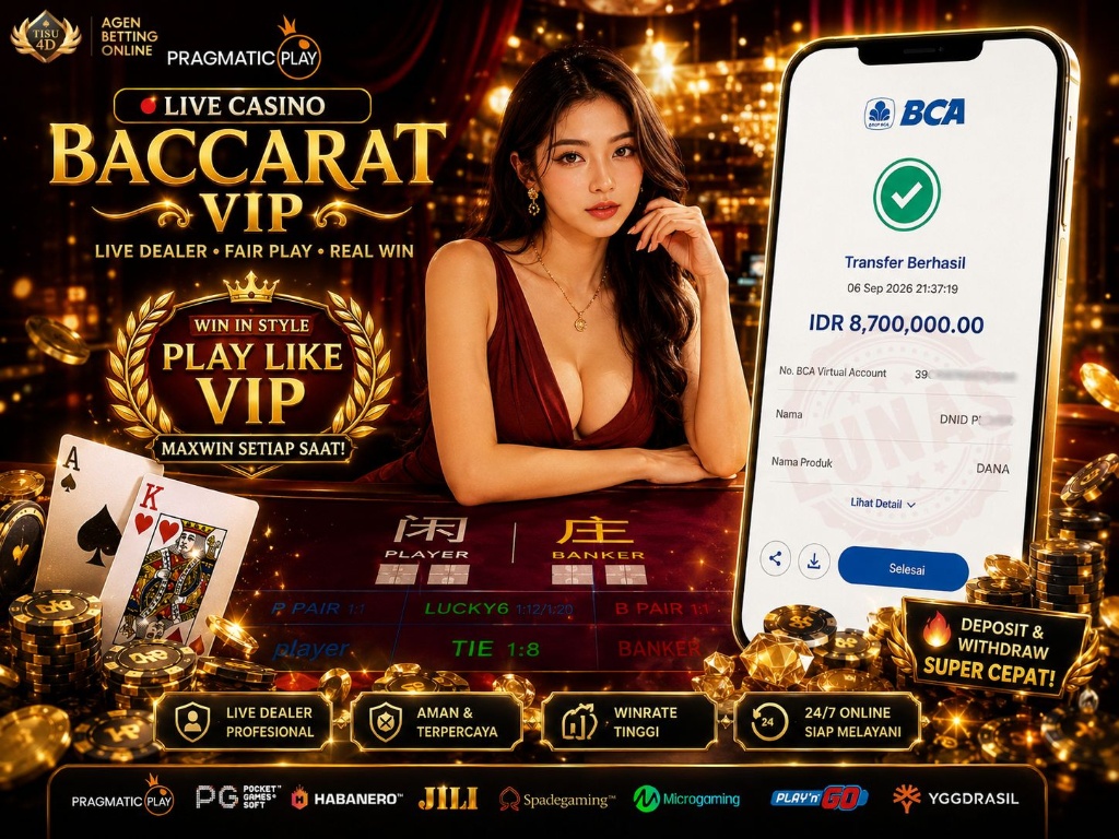 SEKALI PASANG LANGSUNG PROSIT! BACCARAT VIP PRAGMATIC SUKSES BAWA PULANG 8,7 JUTA! 🃏💰