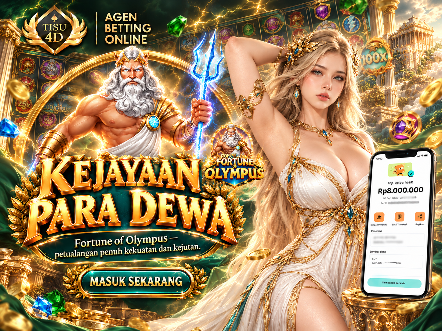 ⚡ FORTUNE OF OLYMPUS — KEJAYAAN PARA DEWA ⚡