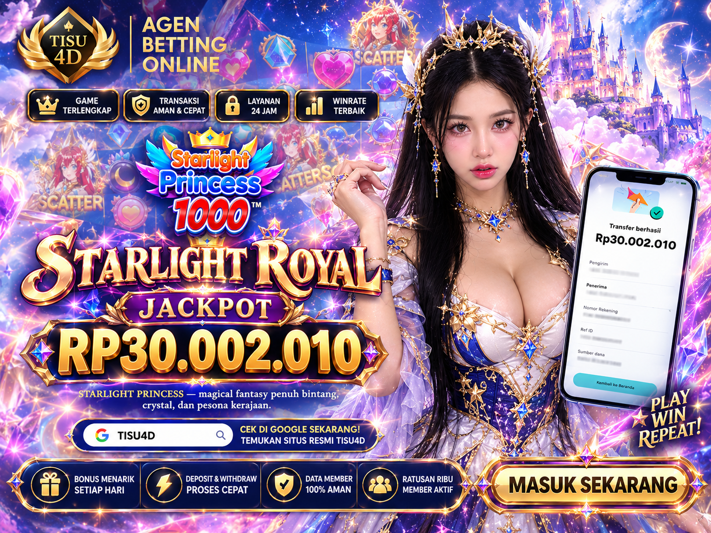 🌟 STARLIGHT PRINCESS 1000 🌟