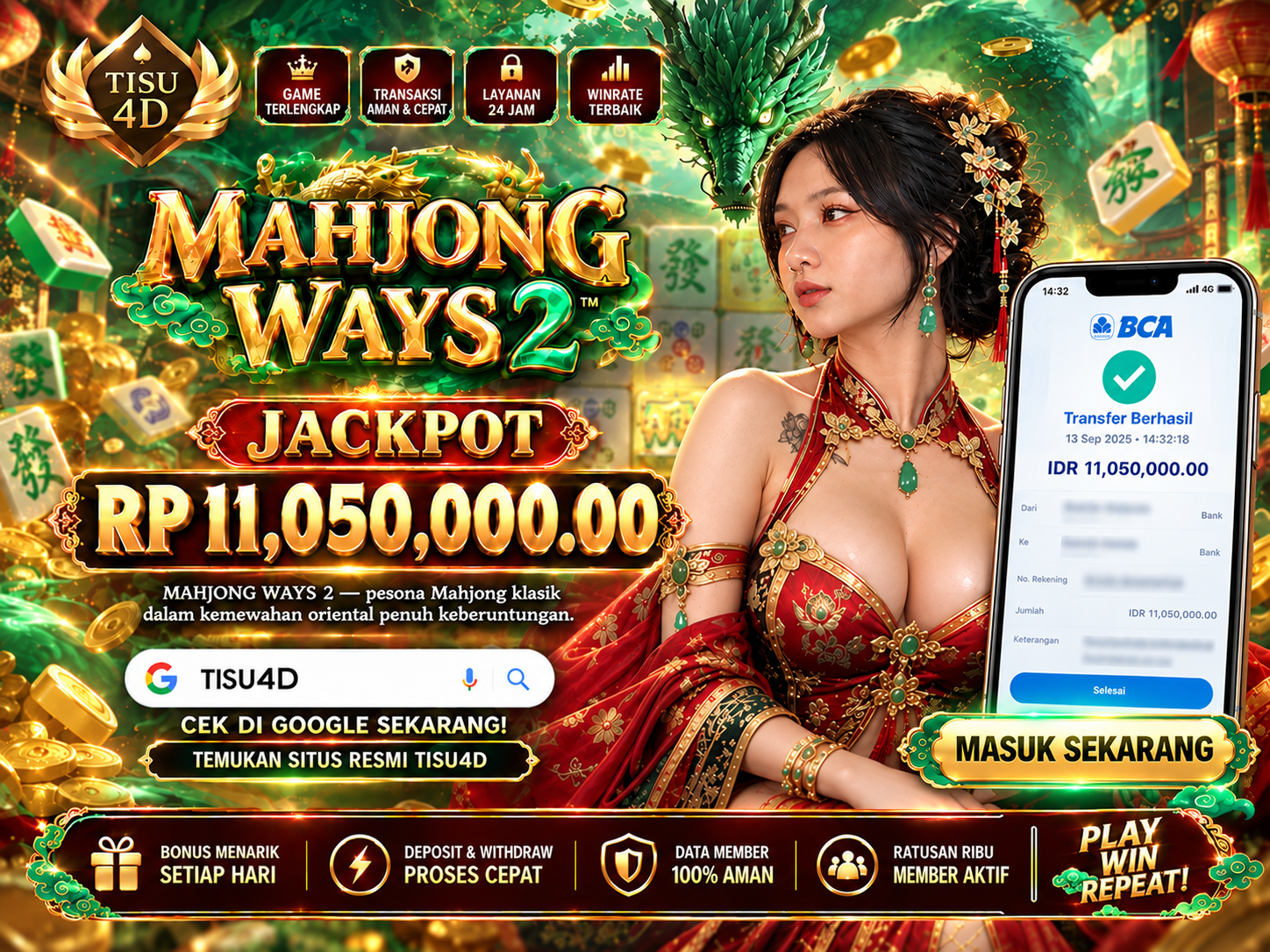 🐉 MAHJONG WAYS 2 🐉